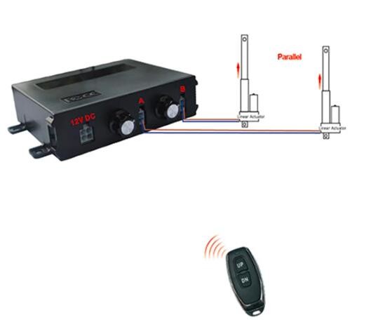 Lifting Linear Actuators Remote Control System Speed Adjustable 12VDC CE FCC